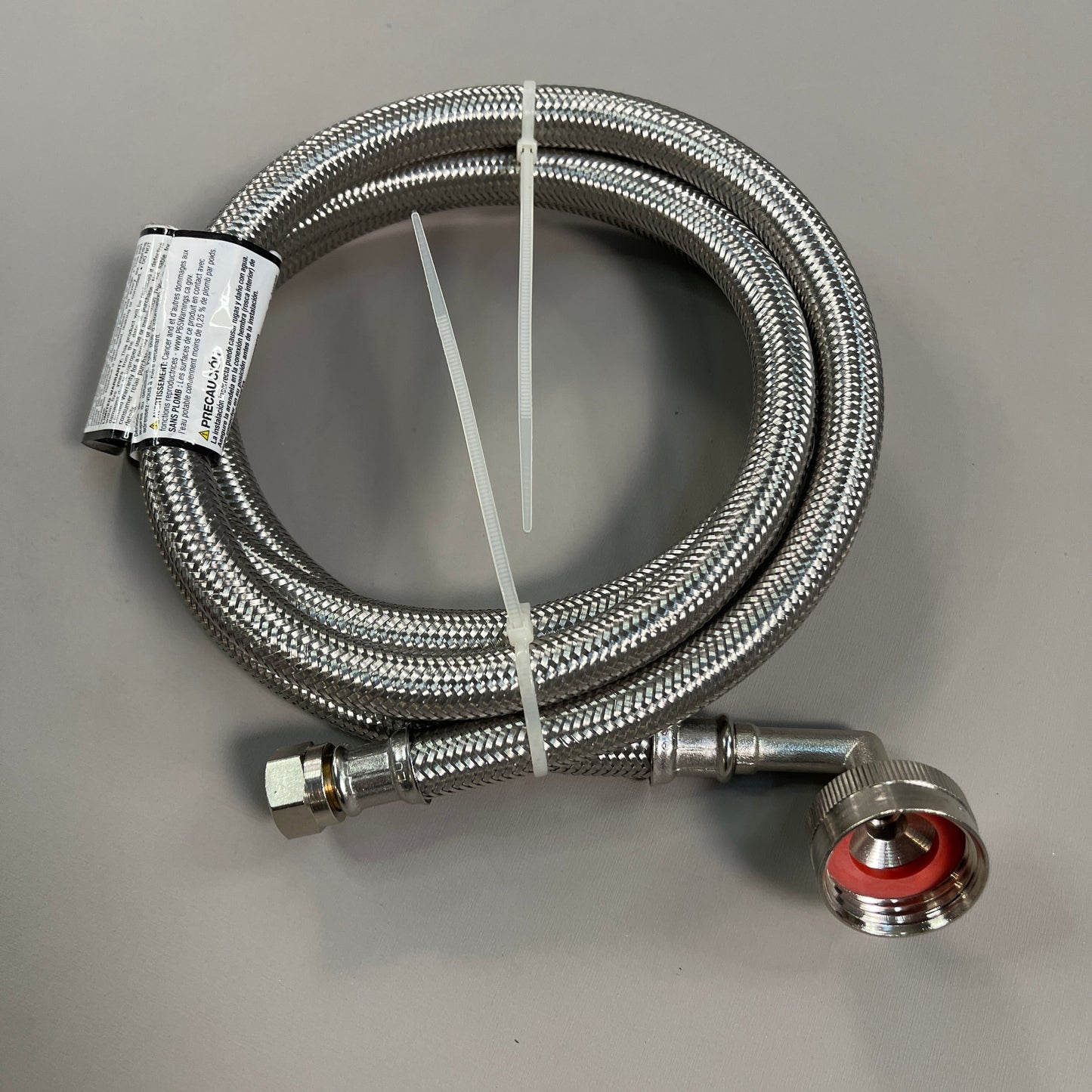 ELECTROLUX 6 ft Dishwasher Braided Stainless Waterline Molded 3/4" To Hose Elbow 5304520432 (New)