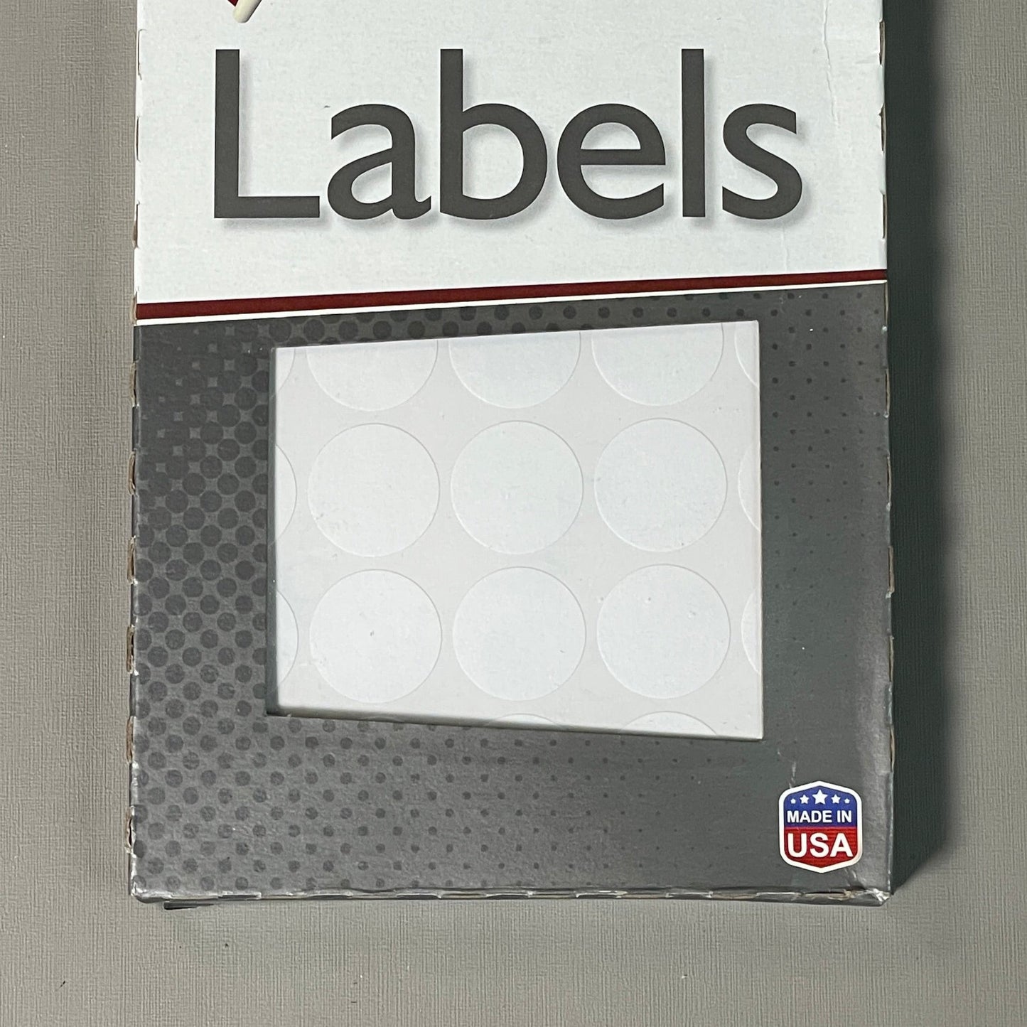 MACO Round WHITE Color-Coding Labels / Dots 3/4” Dia. 1000 Labels MR-1212