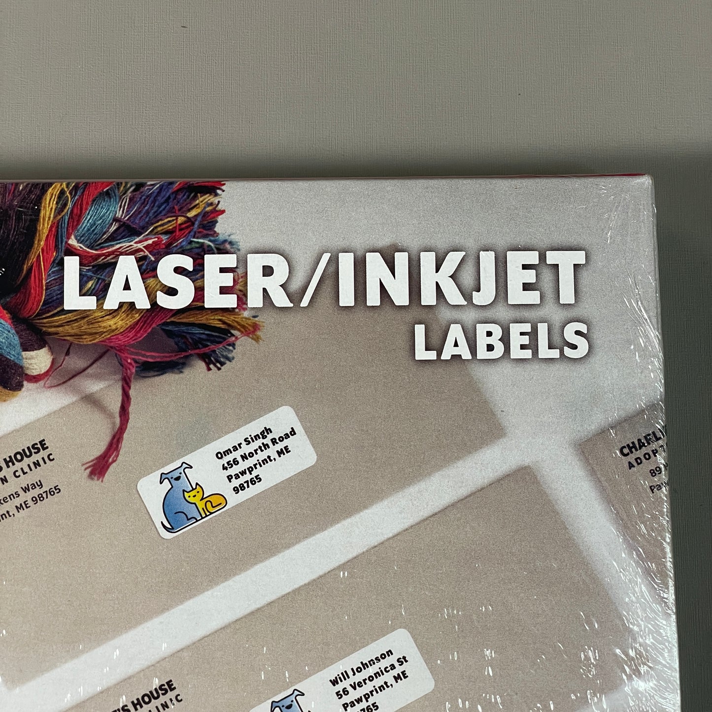 MACO Laser / Ink Jet White Address Labels, 1” x 2-5/8” 3000 Labels (100 Sheets) ML-3000