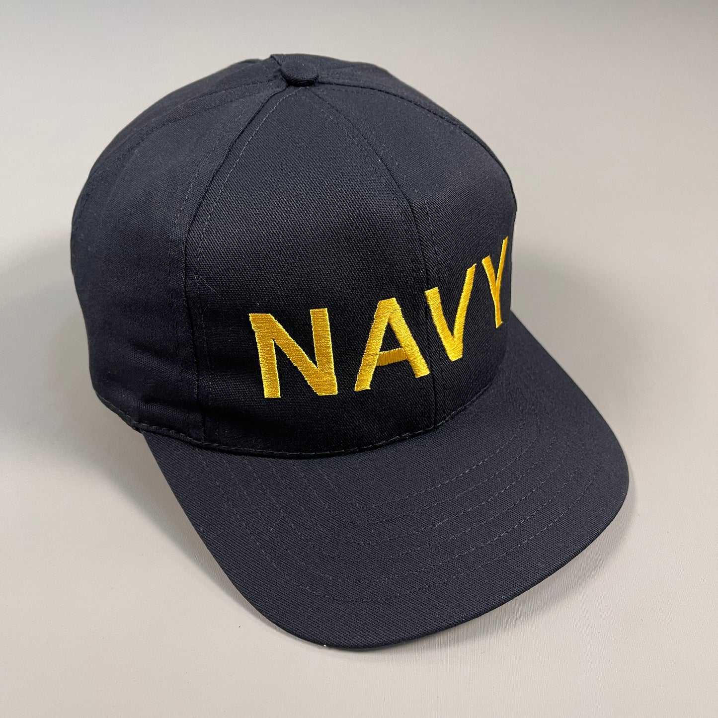 US NAVY Baseball Hat Vintage Adjustable Snapback Cap Large Logo (New)