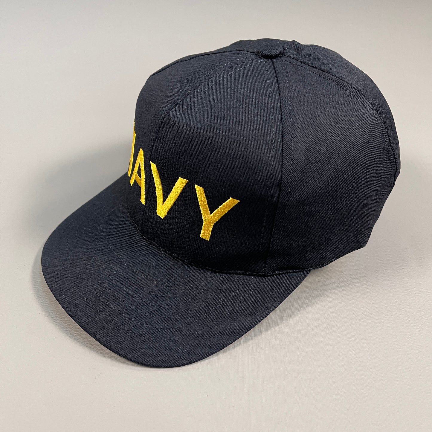 US NAVY Baseball Hat Vintage Adjustable Snapback Cap Large Logo (New)