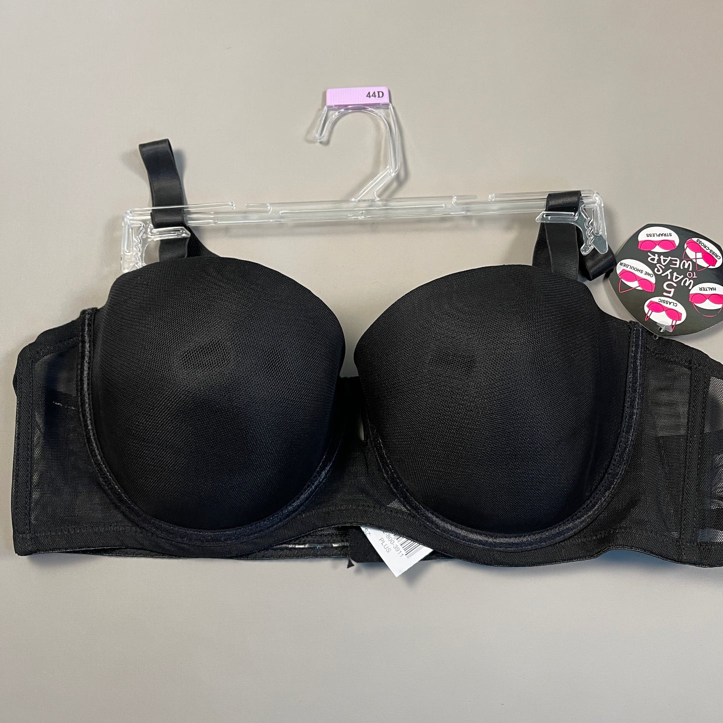 BLACK FUCHSIA By Secret Lace Bra Set Of 4 Size 44D Plus Black and Nude (New)