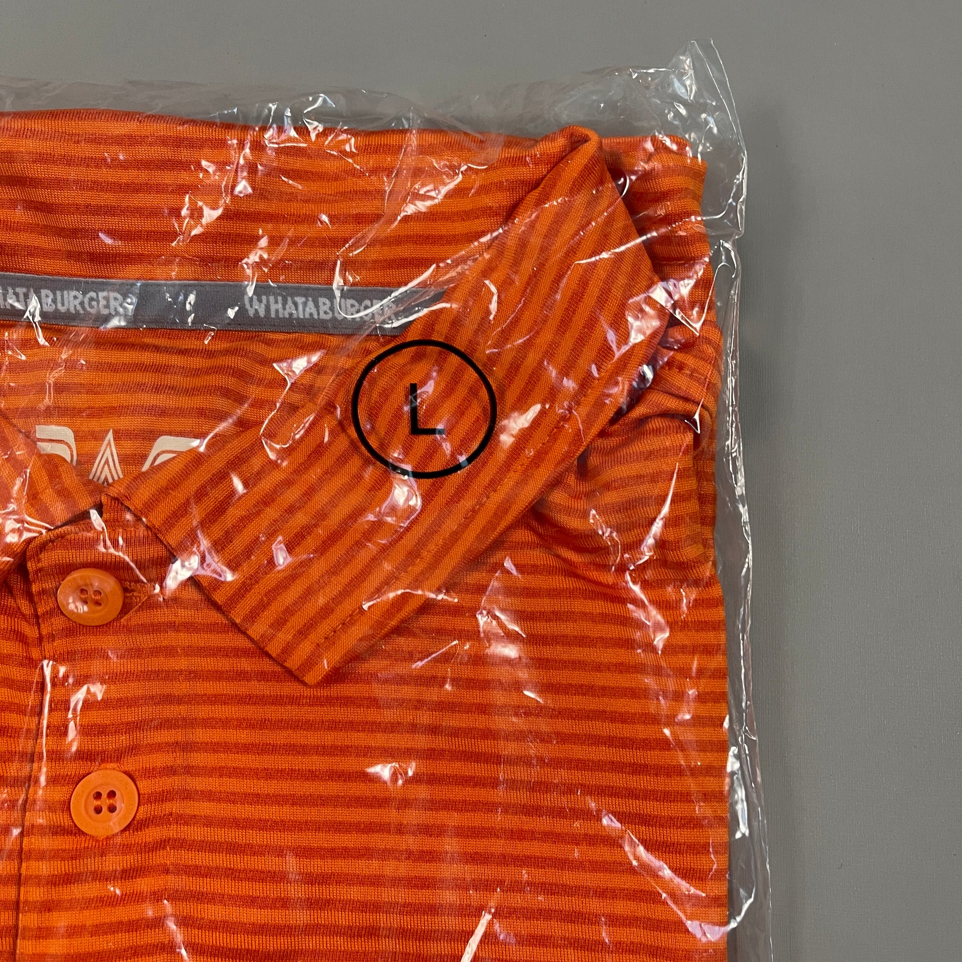 🍔 Whataburger Employee Uniform Orange Polo Work Shirt Men's NO SIZE  195