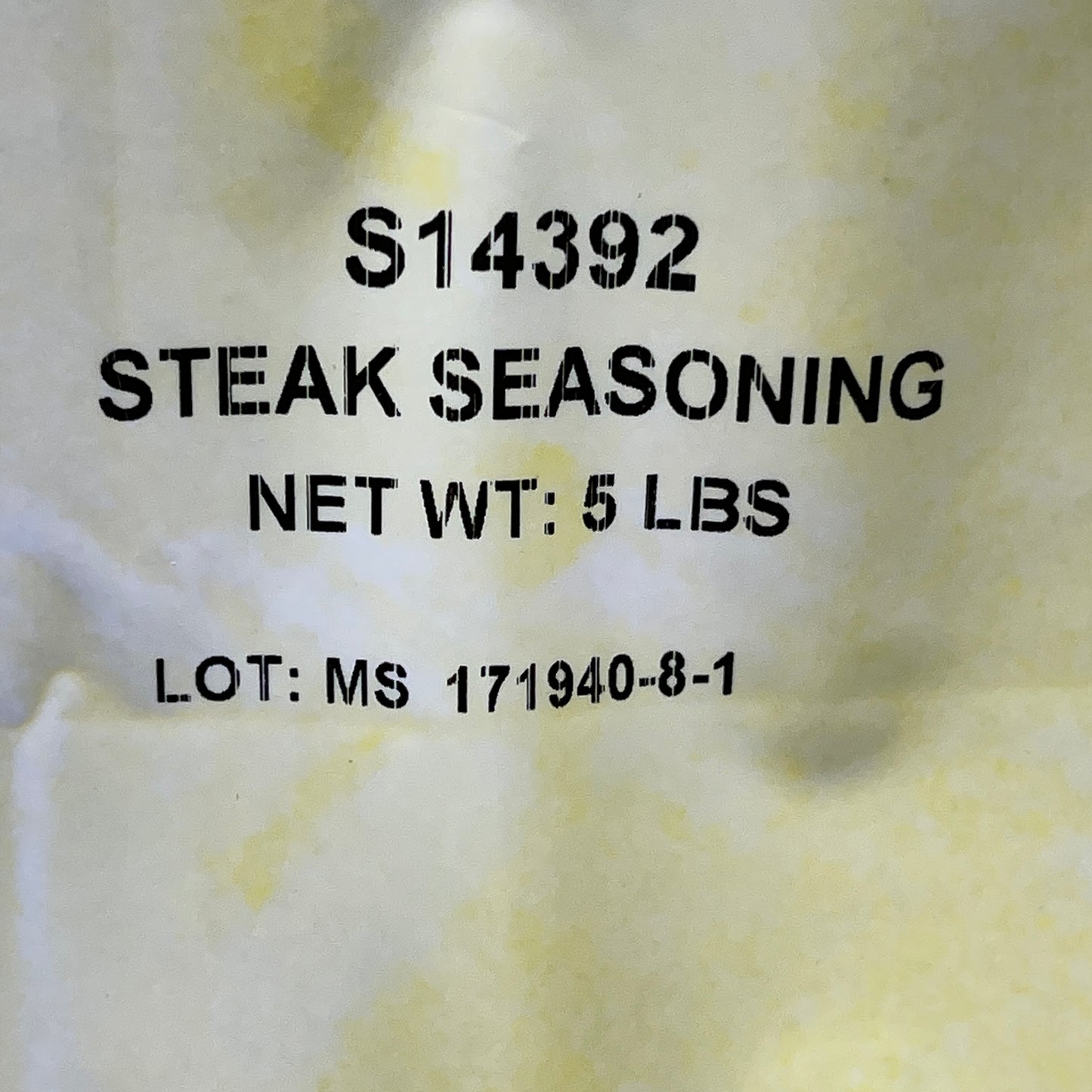 NEWLY WEDS FOODS (20 LBS) Steak Seasoning (Garlic, Onion, Paprika, etc)