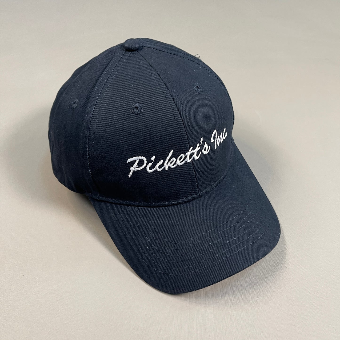 PACIFIC HEADWEAR 101C Cap "Pickett's Inc" Logo Adjustable Blue Embroidered Hat (New)
