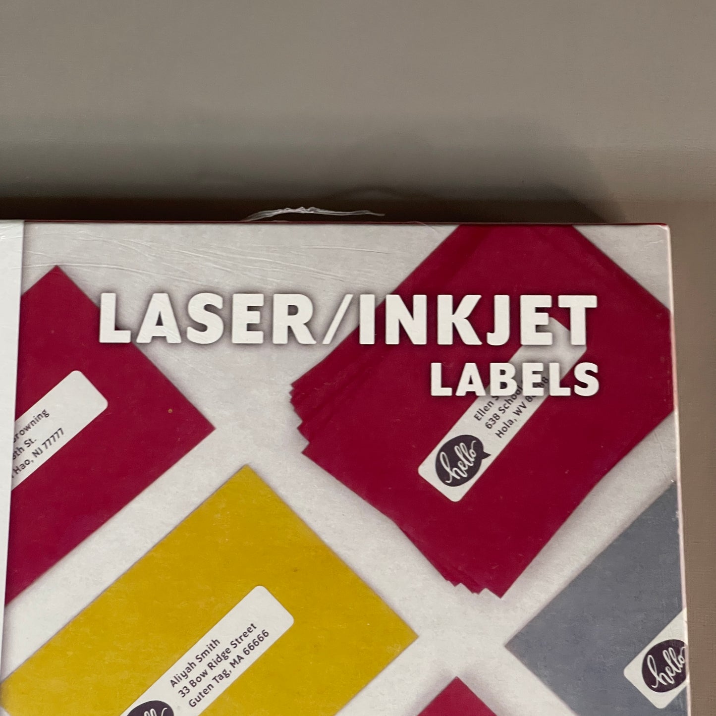 Z@ MACO Laser / Ink Jet White Shipping Labels 1" x 4” 2000 Labels (100 sheets) ML-2000