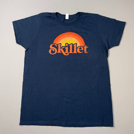 SKILLET Band Tee Shirt T-Shirt Youth Sz 3XL Blue/Orange (New)