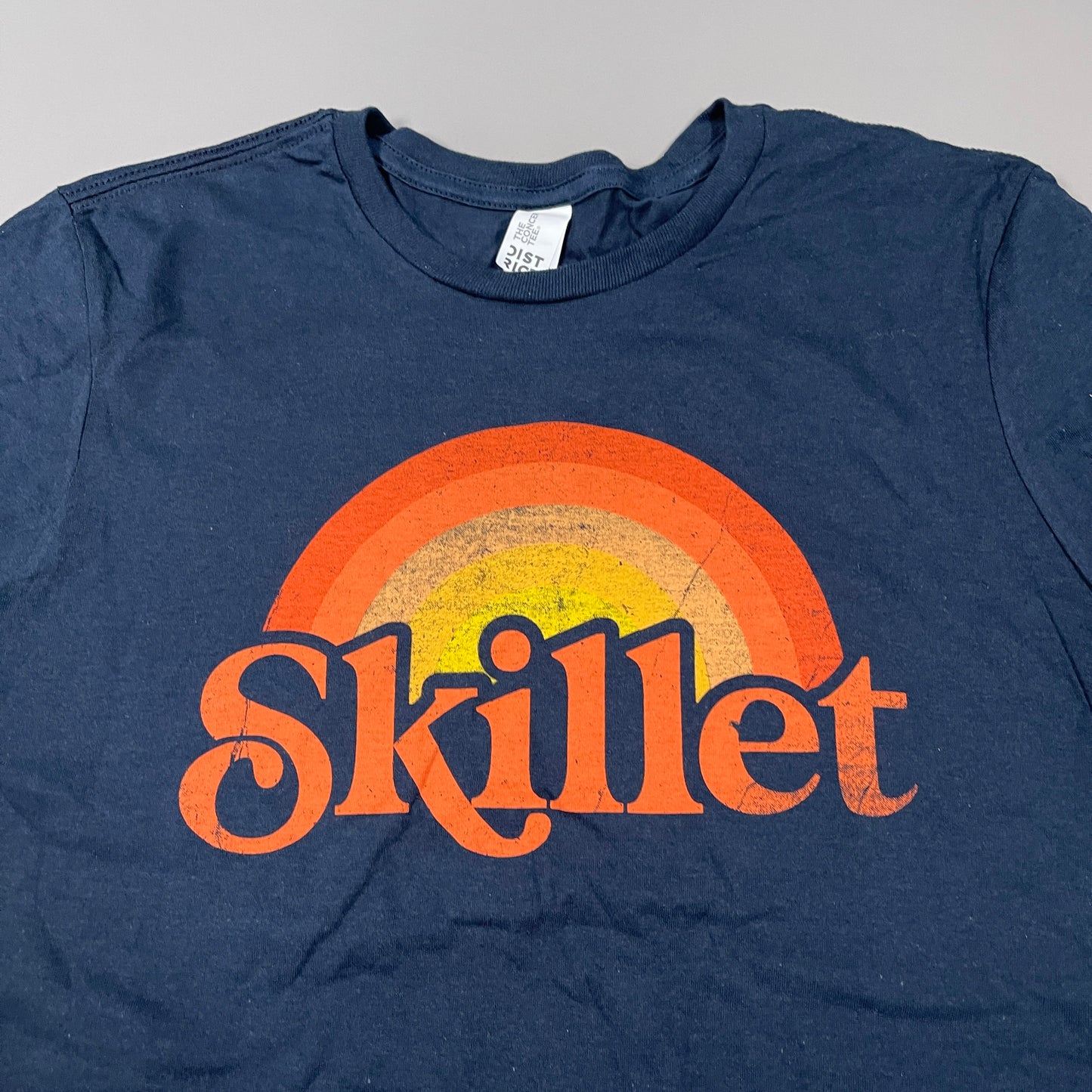 SKILLET Band Tee Shirt T-Shirt Youth Sz XL Blue/Orange (New)