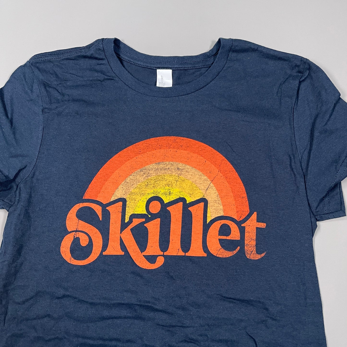 SKILLET Band Tee Shirt T-Shirt Youth Sz S Blue/Orange (New)