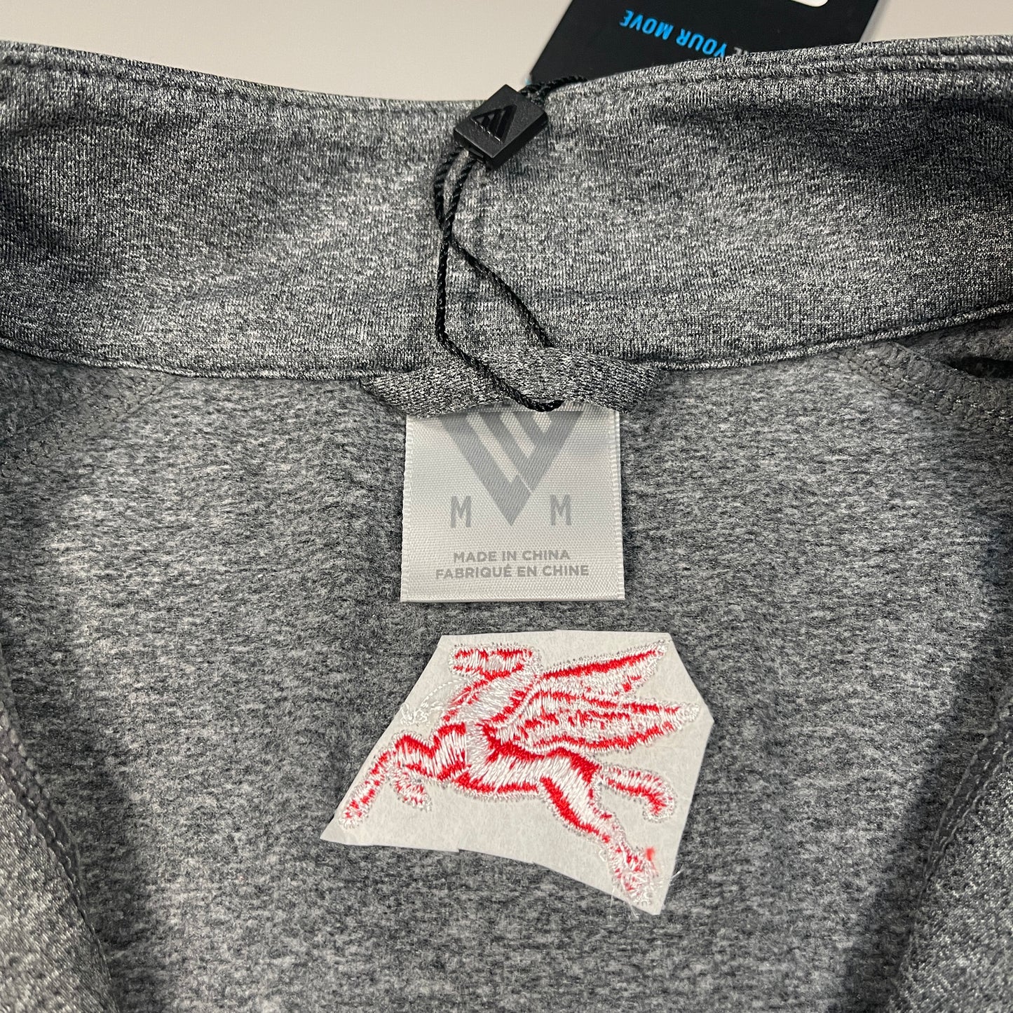 MOBILE 1 RACING M1R Pegasus Pullover Top Women's Sz M Heather Charcoal Grey (New)