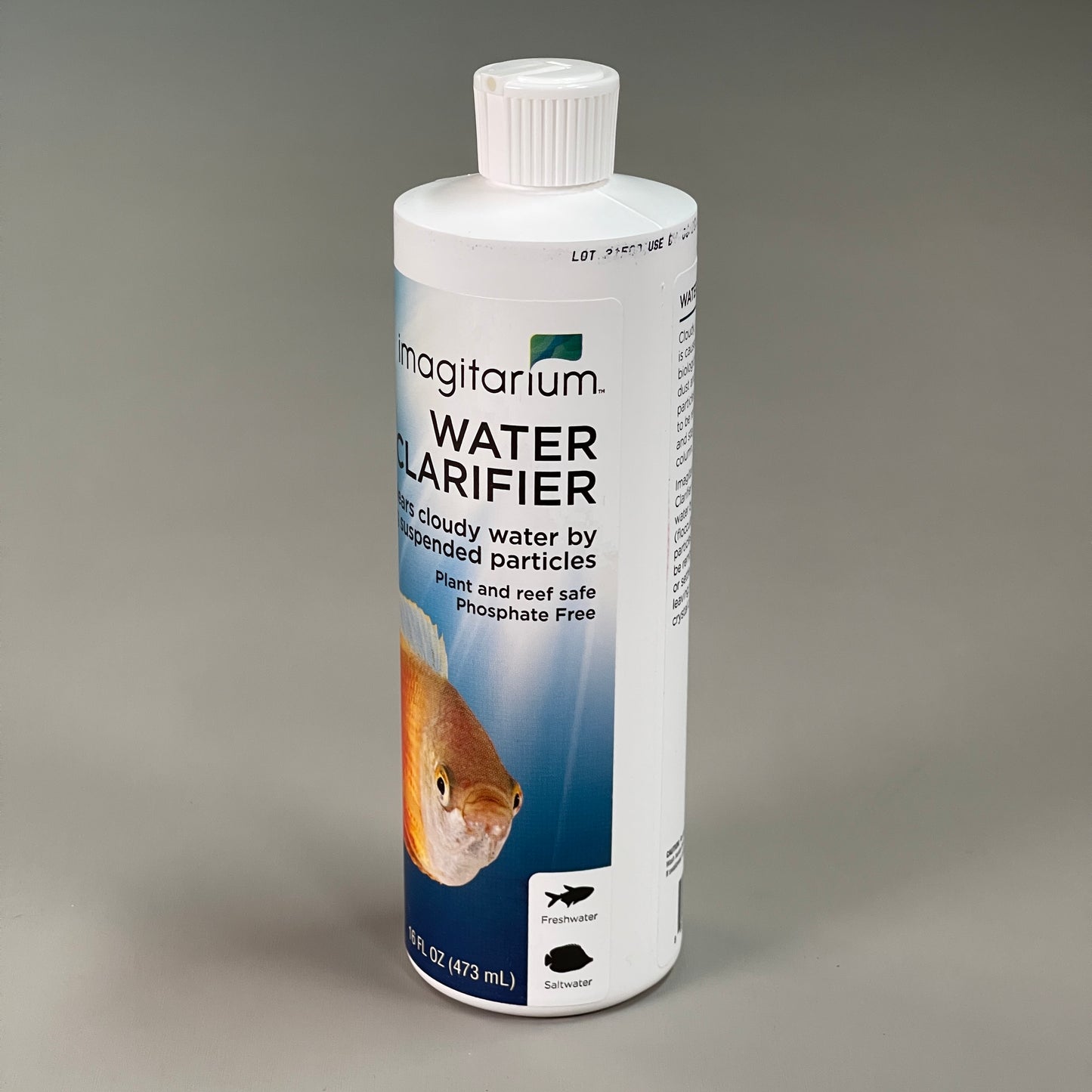 IMAGITARIUM Water Clarifier Quickly Clears Cloudy Water Freshwater & Saltwater 16OZ 06/24 (New)