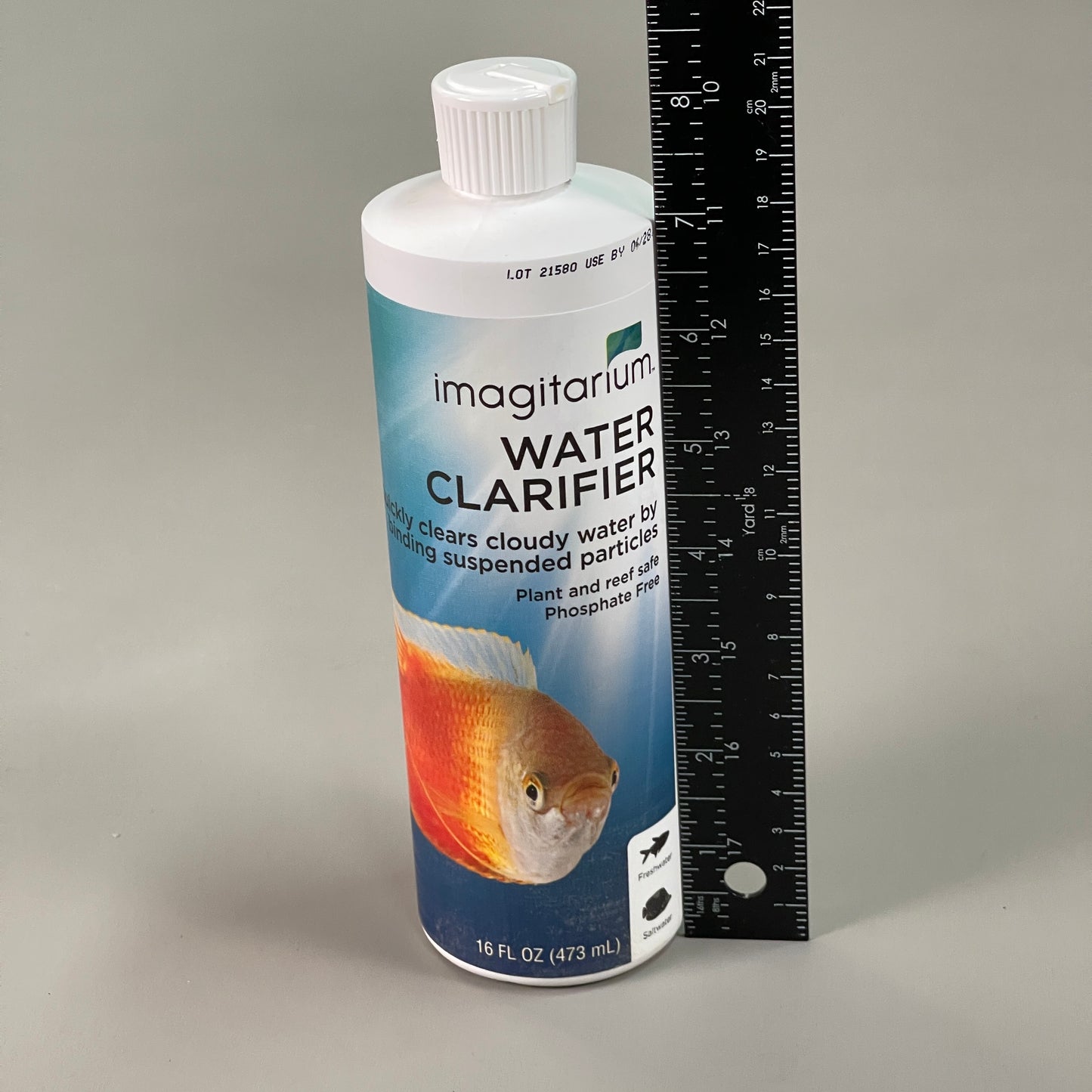 IMAGITARIUM Water Clarifier Quickly Clears Cloudy Water Freshwater & Saltwater 16OZ 06/24 (New)