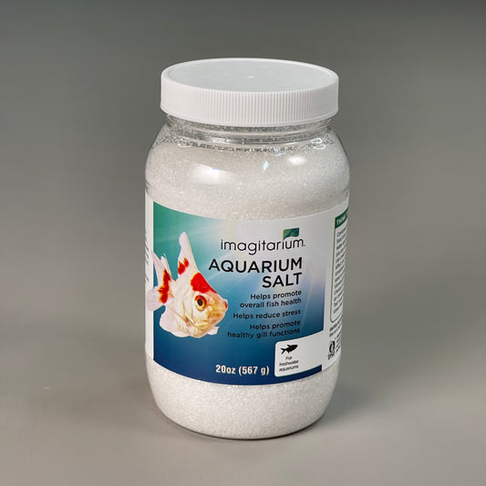 IMAGITARIUM Aquarium Salt For Freshwater Promote Healthy Gill 20 OZ (New)