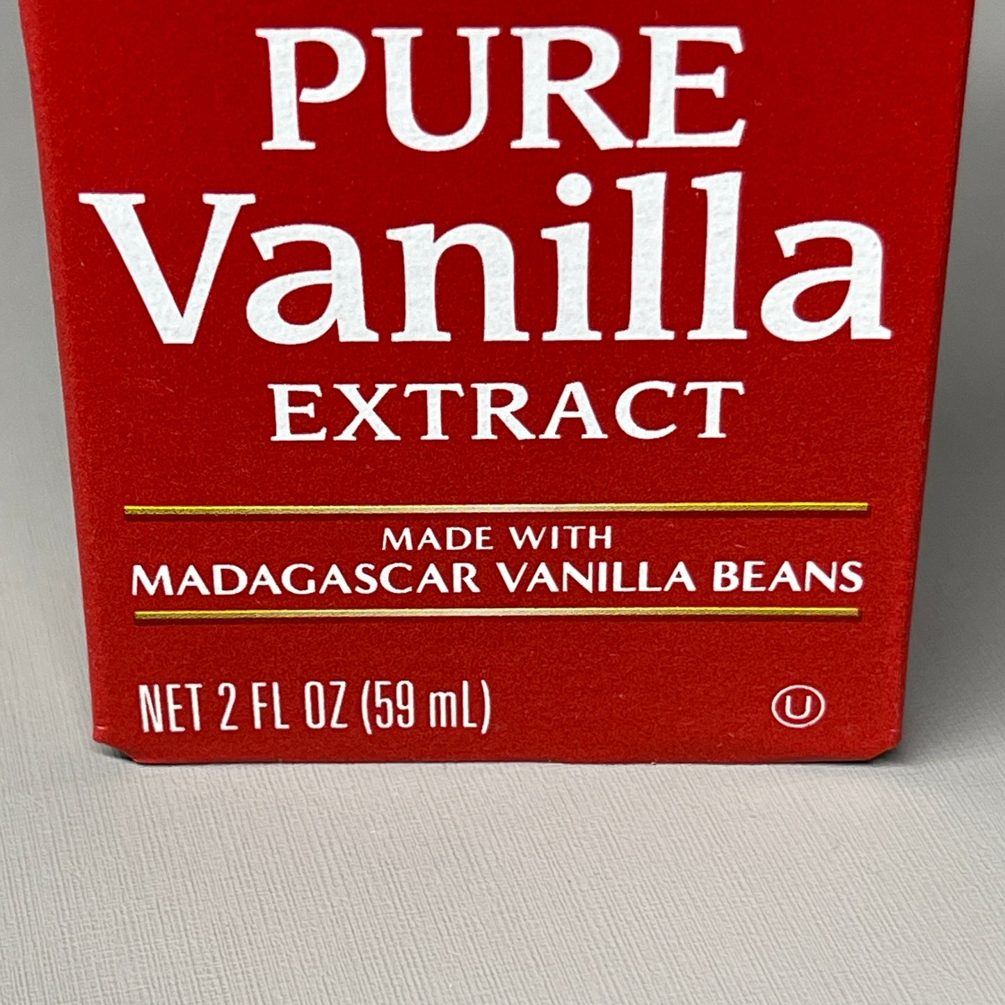 MCCORMICK Pure Vanilla Extract 2.0 fl oz (59ml) Best By 7/25 (New)