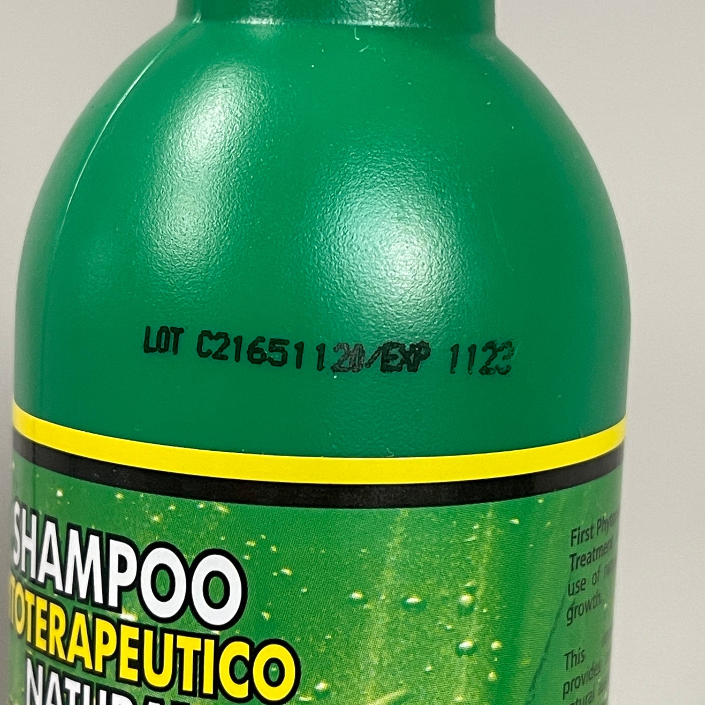 BOE COSMETICS Crece Pelo Fitoterapeutico Natural Shampoo 12.5 fl oz (New)