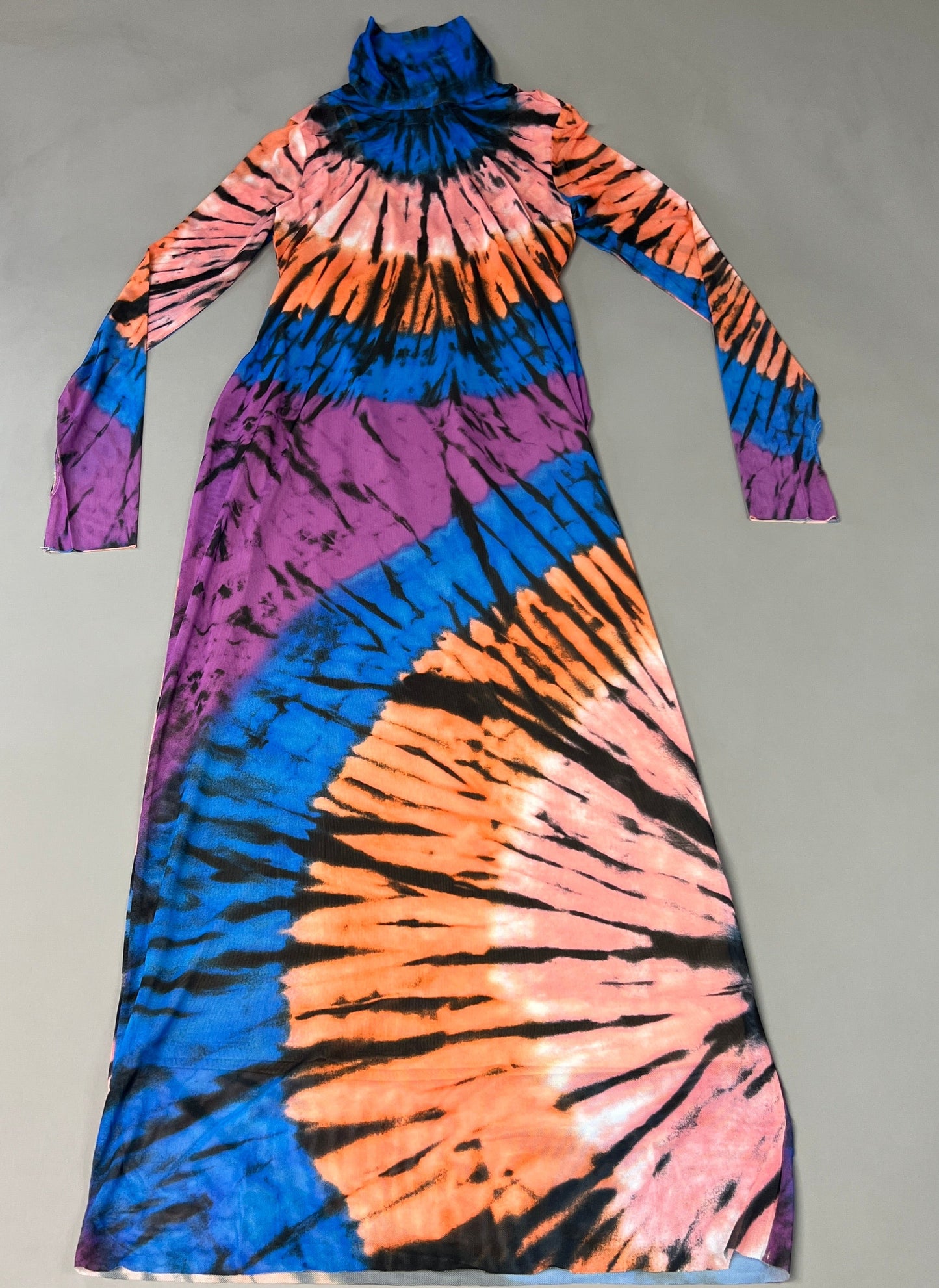 afrm mesh dress AFRM X Revolve Shalene Mesh Dress W/V Neck Lining Women's XS Blue Halo Placement Aed019902vau18