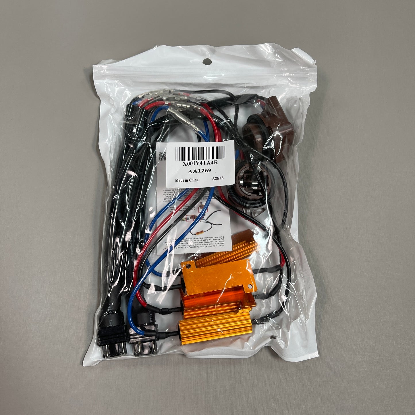 iJDMTOY LED Turn Signal/Brake Light Hyper Flash/Bulb Out Fix Wiring 3157 4157 (New)