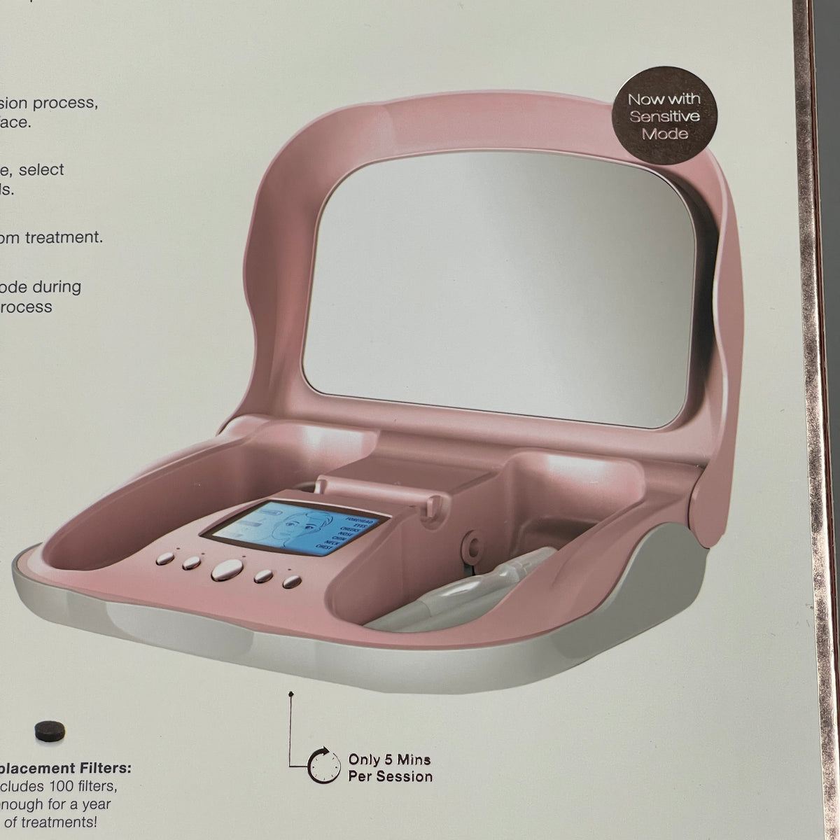 TROPHY SKIN Microderm MD Microdermabrasion System Home TSMMD02-B Blush (New)