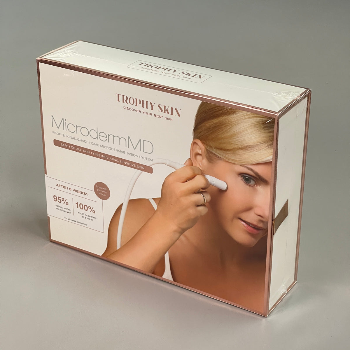 TROPHY SKIN Microderm MD Microdermabrasion System Home TSMMD02-B Blush (New)