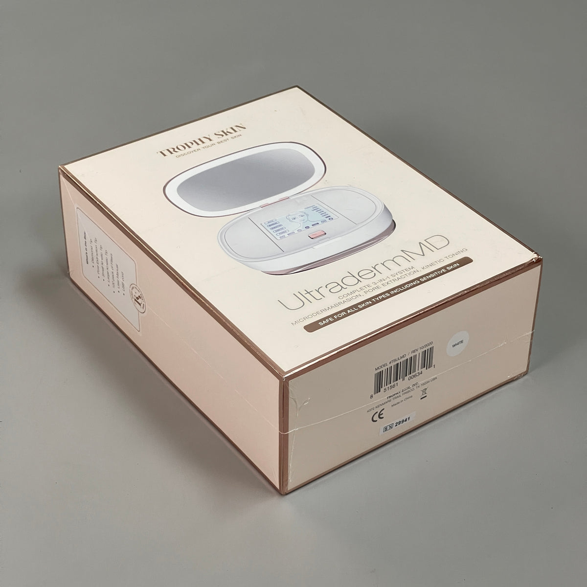 TROPHY SKIN Ultraderm MD Microdermabrasion System TSULMD White (New)
