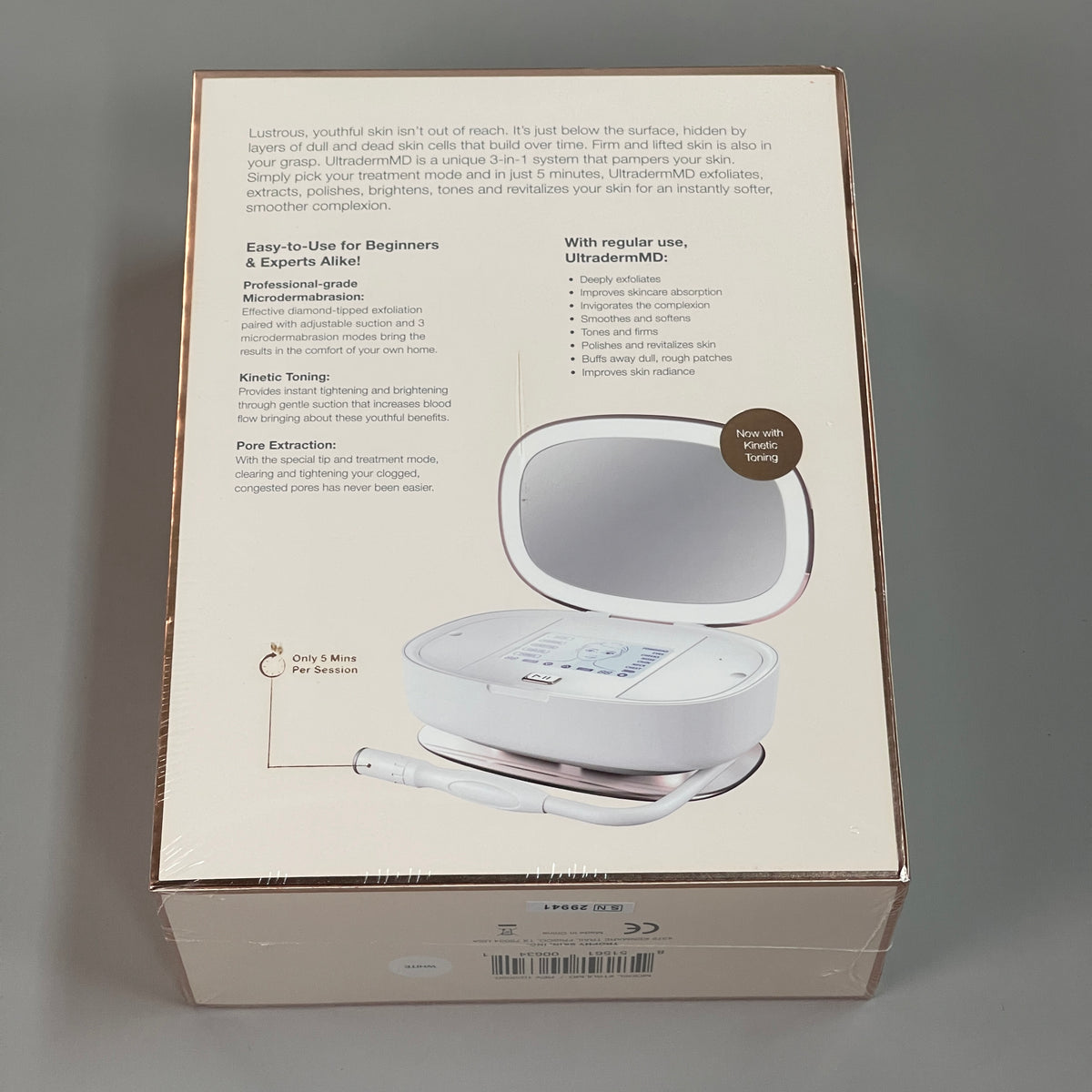 TROPHY SKIN Ultraderm MD Microdermabrasion System TSULMD White (New)