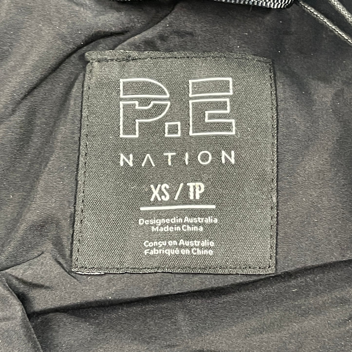 P.E NATION Power Forward Jacket Women's Sz XS Black 20PE1J113 (New)