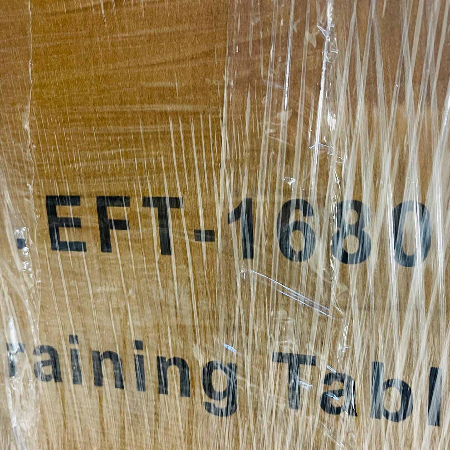 Z@ EIFFEL Training Table Frame Flip Up Sz 58" L x 22" W x 28" H Chrome, Black EFT-1680