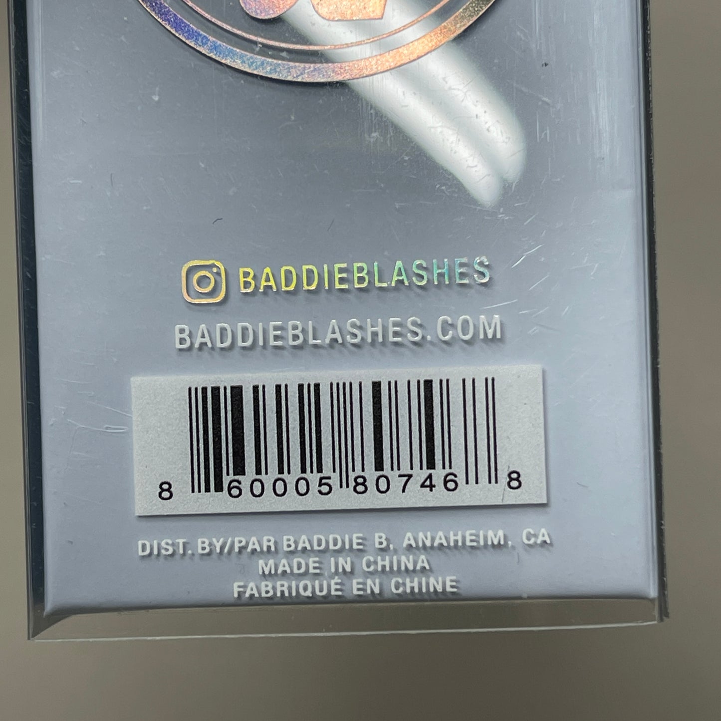 Baddie B Lashes Synthetic Lashes #BabyDoll 100% Synthetic Reusable .5oz (NEW)