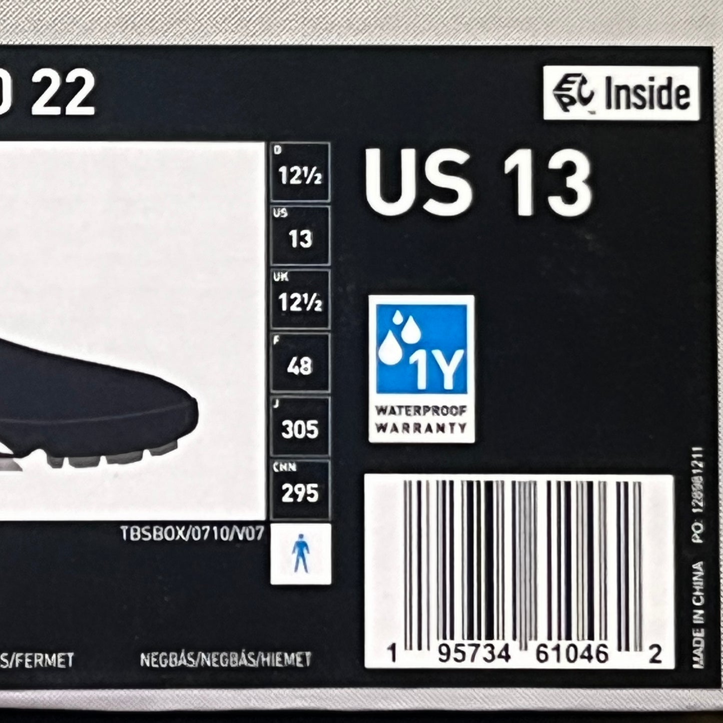 ADIDAS Golf Shoes TOUR360 22 Leather Men's Sz 13 Black / Iron Metallic GZ3158 (New)