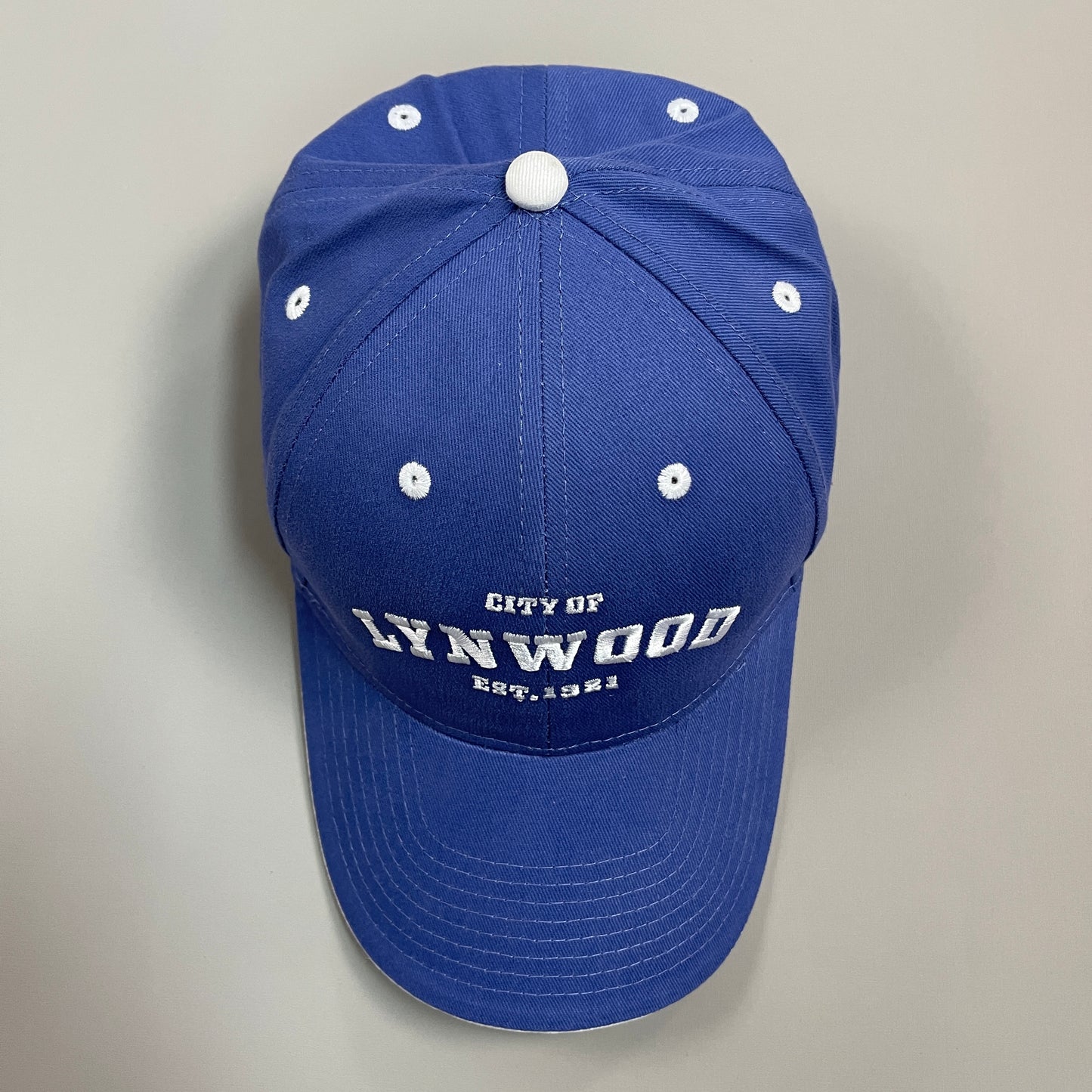 LYNWOOD "City Of Lynwood Est. 1921" Baseball Hat One Size Blue (New)