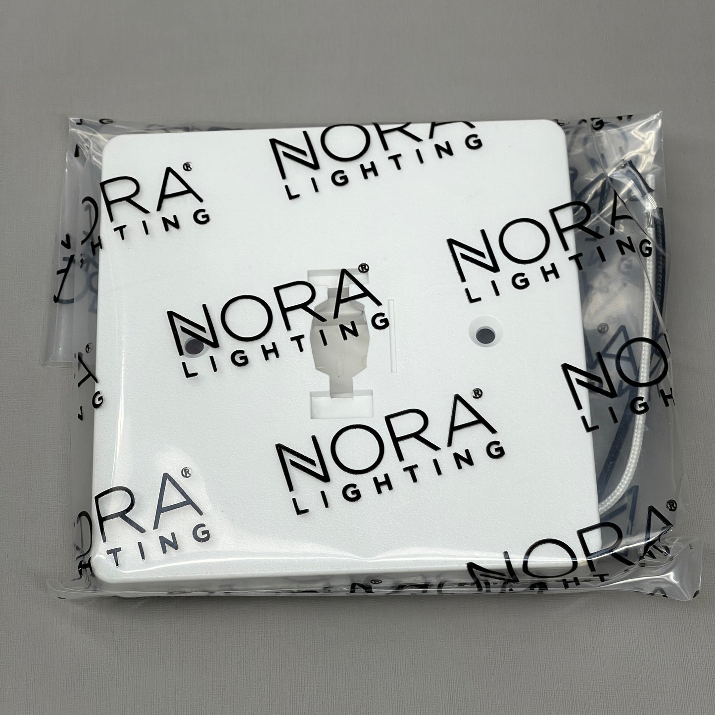 NORA LIGHTING Monopoint Canopy Power Feeder For Track Head White NT-319 (New)