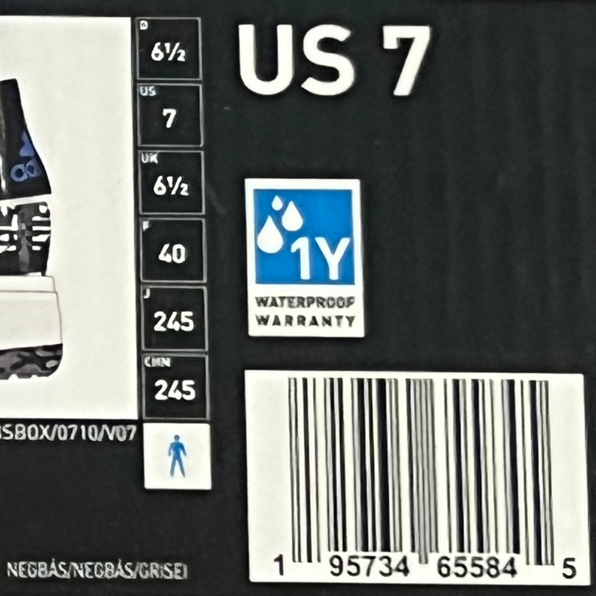 ADIDAS Golf Shoes S2G SL BOA Spikeless Men's Sz 7 Black / Grey GV9789 (New)