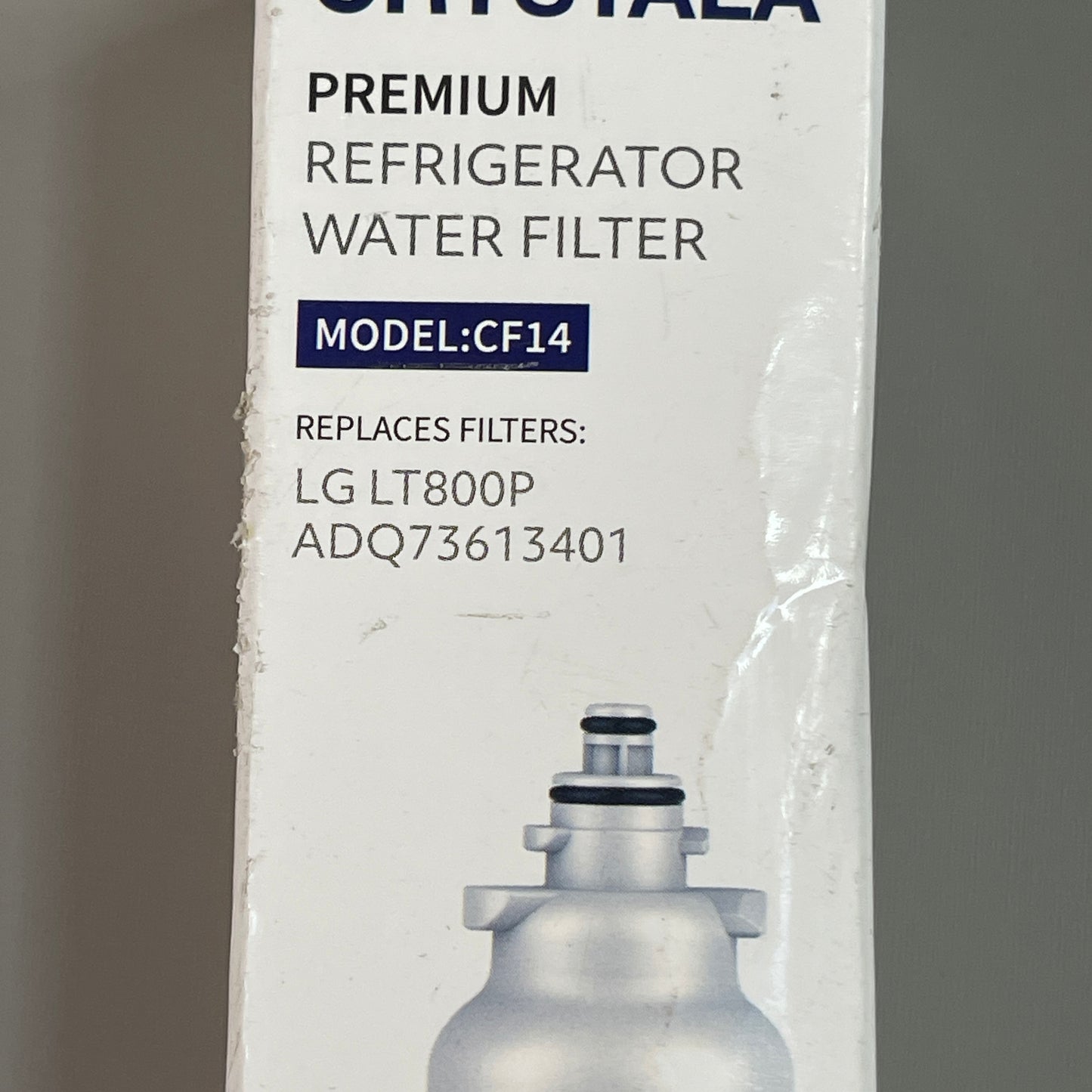 CRYSTALA Premium Refrigerator Water Filter Replacement CF41 Replaces LG Lt800P ADQ73613401 (New)