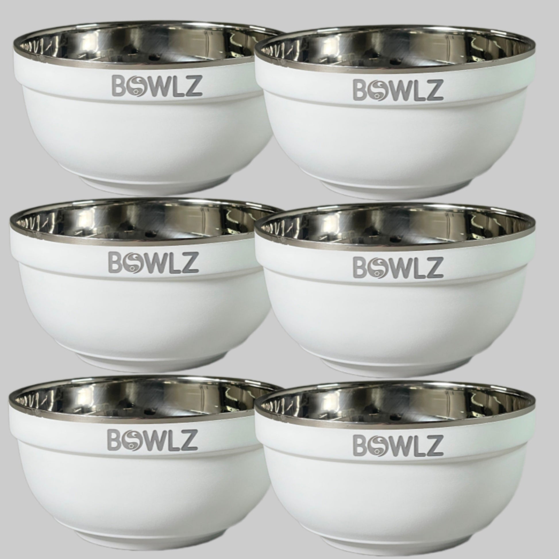 BOWLZ Stainless Steel Insulated Bowl 16 oz Ice Cream, Soup Mint