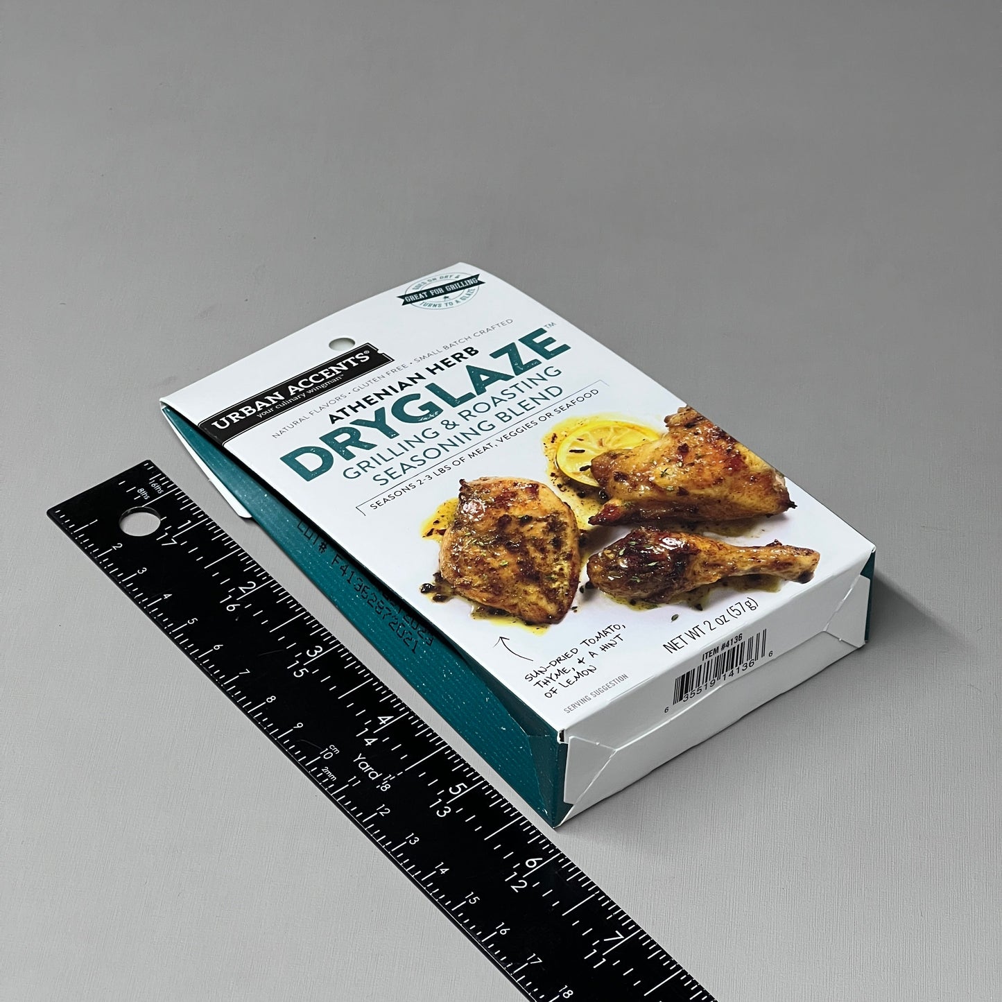 ZA@ LOT OF 3 URBAN ACCENTS 2-Pack Athenian Herb Dryglaze Seasoning Mix BB Oct 2023