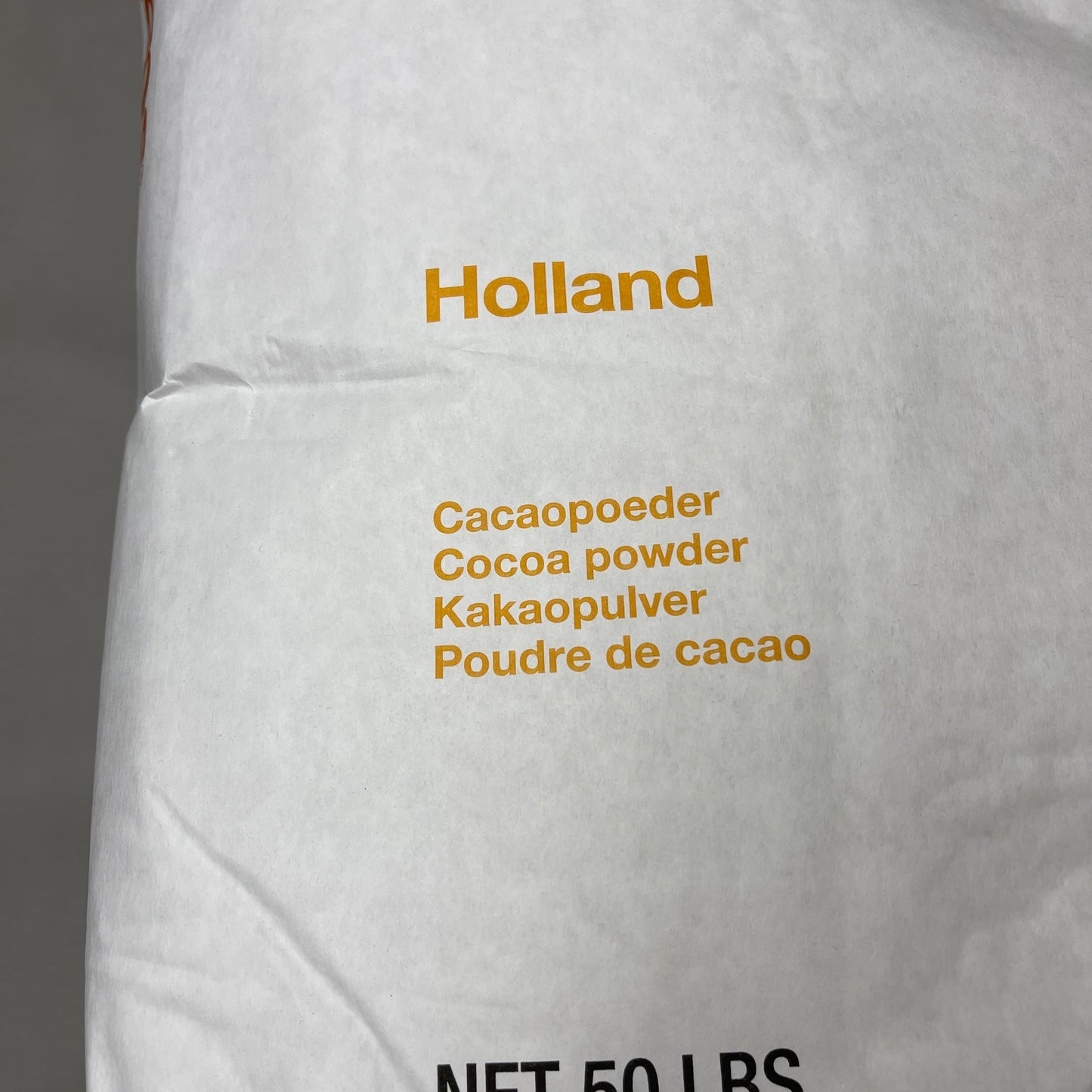 ZA@ GERKENS (50 LBS) Cacao Russet Plus 10/12% Dutched Cocoa Powder BB 12/24 MSRP $250 (New) B