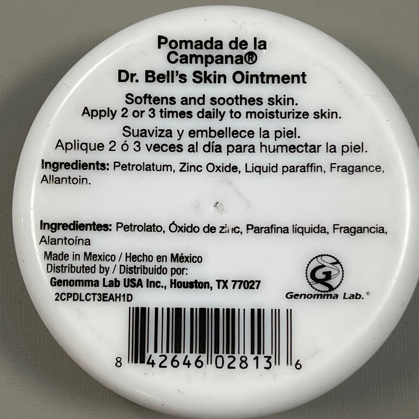 ZA@ DR. BELL’S POMADA DE LA CAMPANA (6-Pack) Skin Ointment Sz 1.2 oz BBD 12/23 (New) J