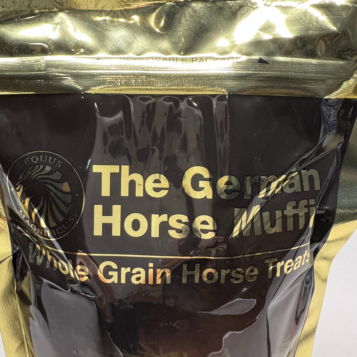 EQUUS MAGNIFICUS The German Horse Muffin Whole Grain Horse Treats 1 lb Bag (New)
