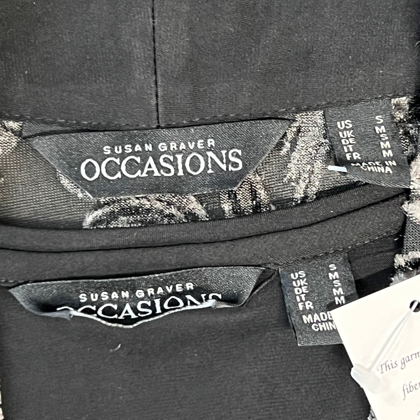 SUSAN GRAVER Knit Cardigan & Tank Set Women's Sz S Grey / Black A384258F19625 (New)