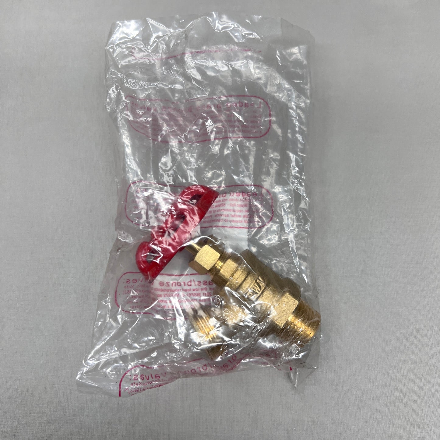 RED-WHITE VALVE Brass Boiler Drain 1/2" 0.45 lb RW-504(New)