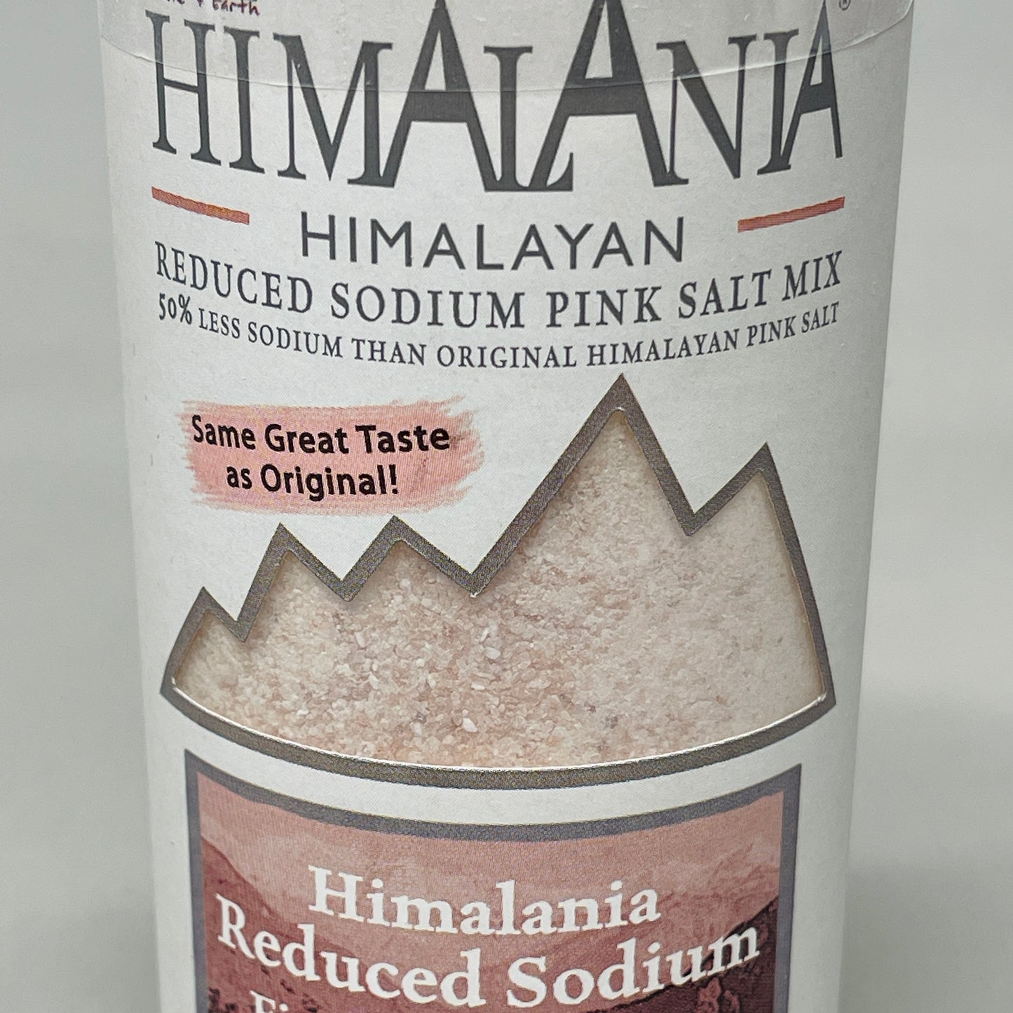 NATIERRA Nature & Earth Himalania Reduced Sodium Fine Pink Salt Mix 13 oz Shaker (New)