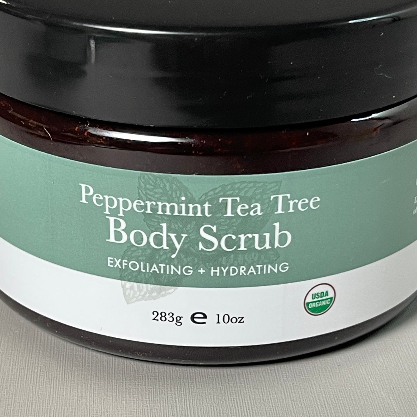 ZA@ BEAUTY BY EARTH Lot Of 6 Peppermint Tea Tree Body Scrub (Exfoliate, Smoothing, Hydrating) 10 oz B