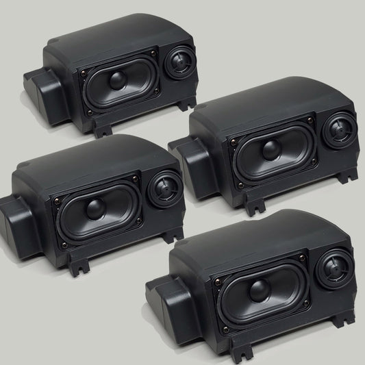 ZA@ MISCO MINNEAPOLIS SPEAKER CO. 4PK of Enclosed Wide Range Speaker & Tweeter 1556919 (New) D