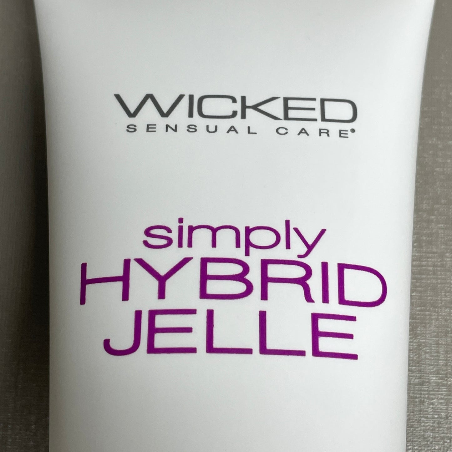 WICKED SENSUAL CARE Simply Hybrid Jelle Clean & Simple Water & Silicone Blended Gel Lubricant 4 oz Exp. 09/24 (New)