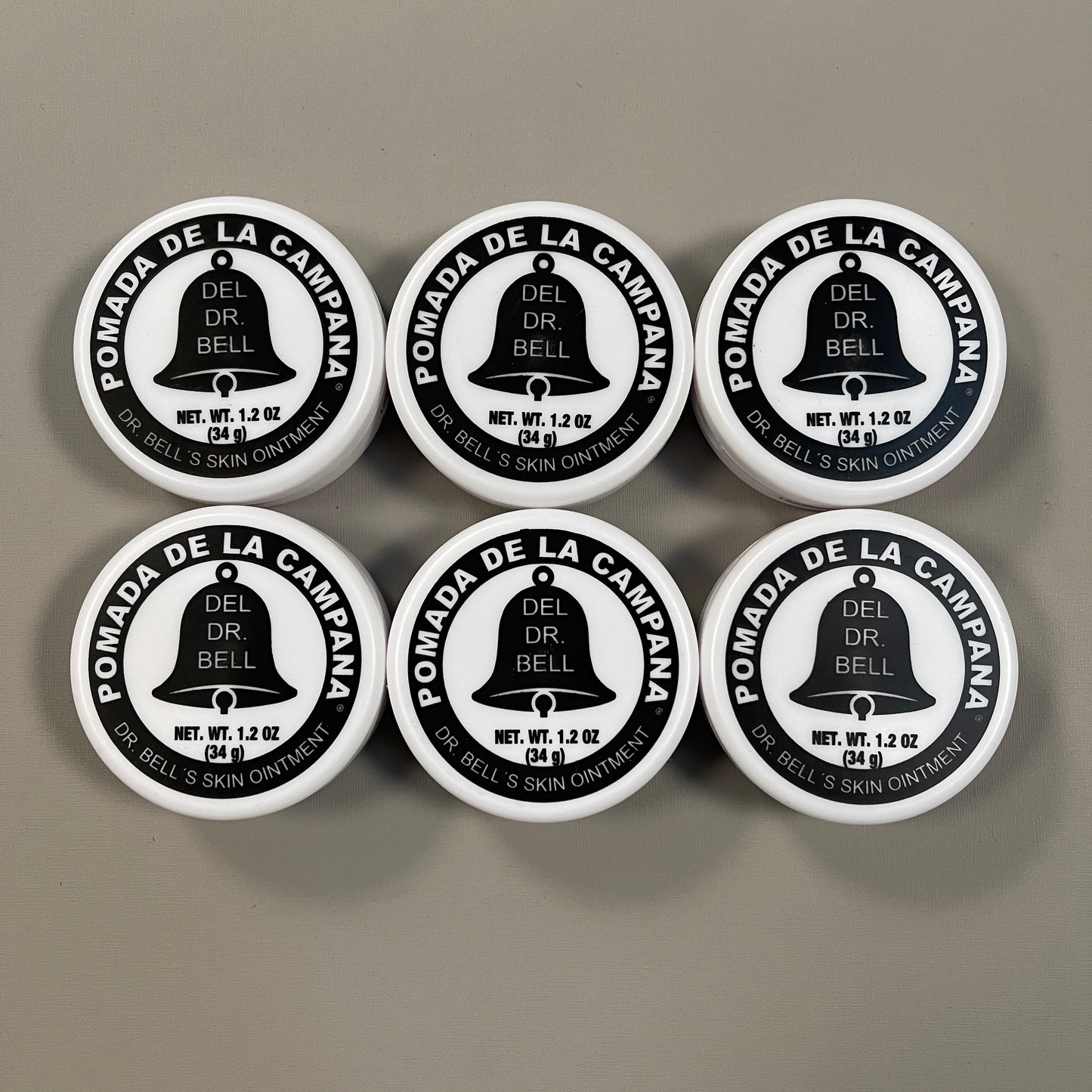 ZA@ DR. BELL’S POMADA DE LA CAMPANA (6-Pack) Skin Ointment Sz 1.2 oz BBD 12/23 (New)