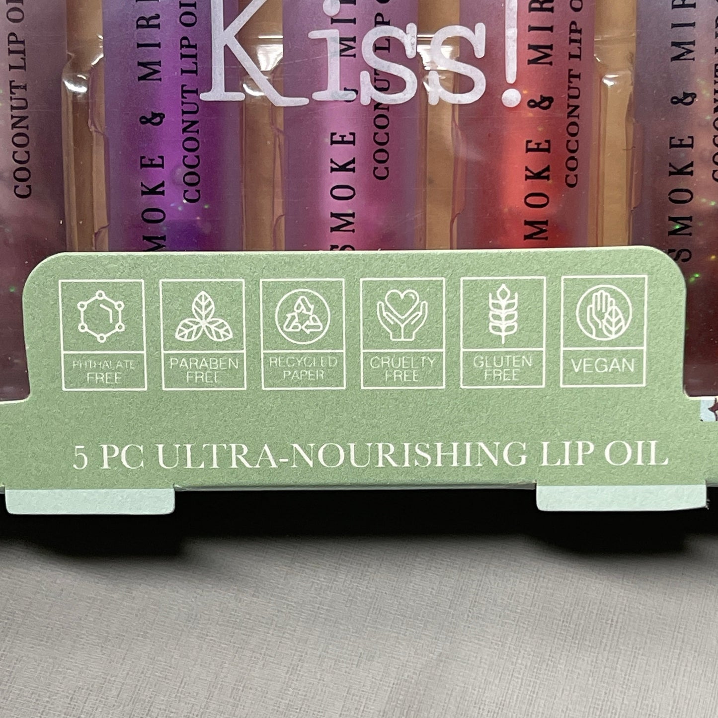 z@ SMOKE & MIRRORS 3 Pack Of Coconut Kiss 5 PC Ultra-Nourishing Lip Oil 02/24 (New) E