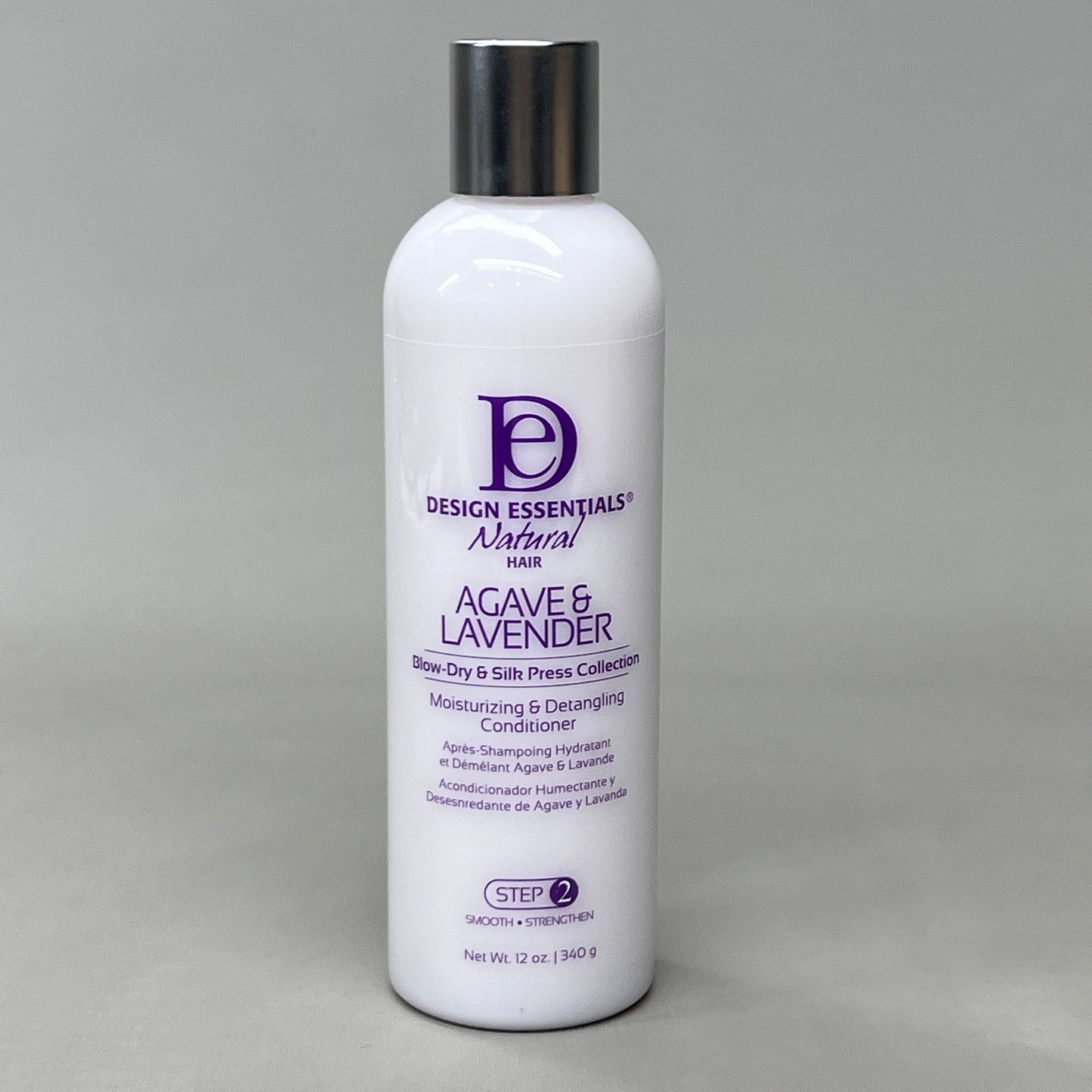 DESIGN ESSENTIALS Natural Hair Agave & Lavender Blow Dry Conditioner 12 oz 02/25 (New)
