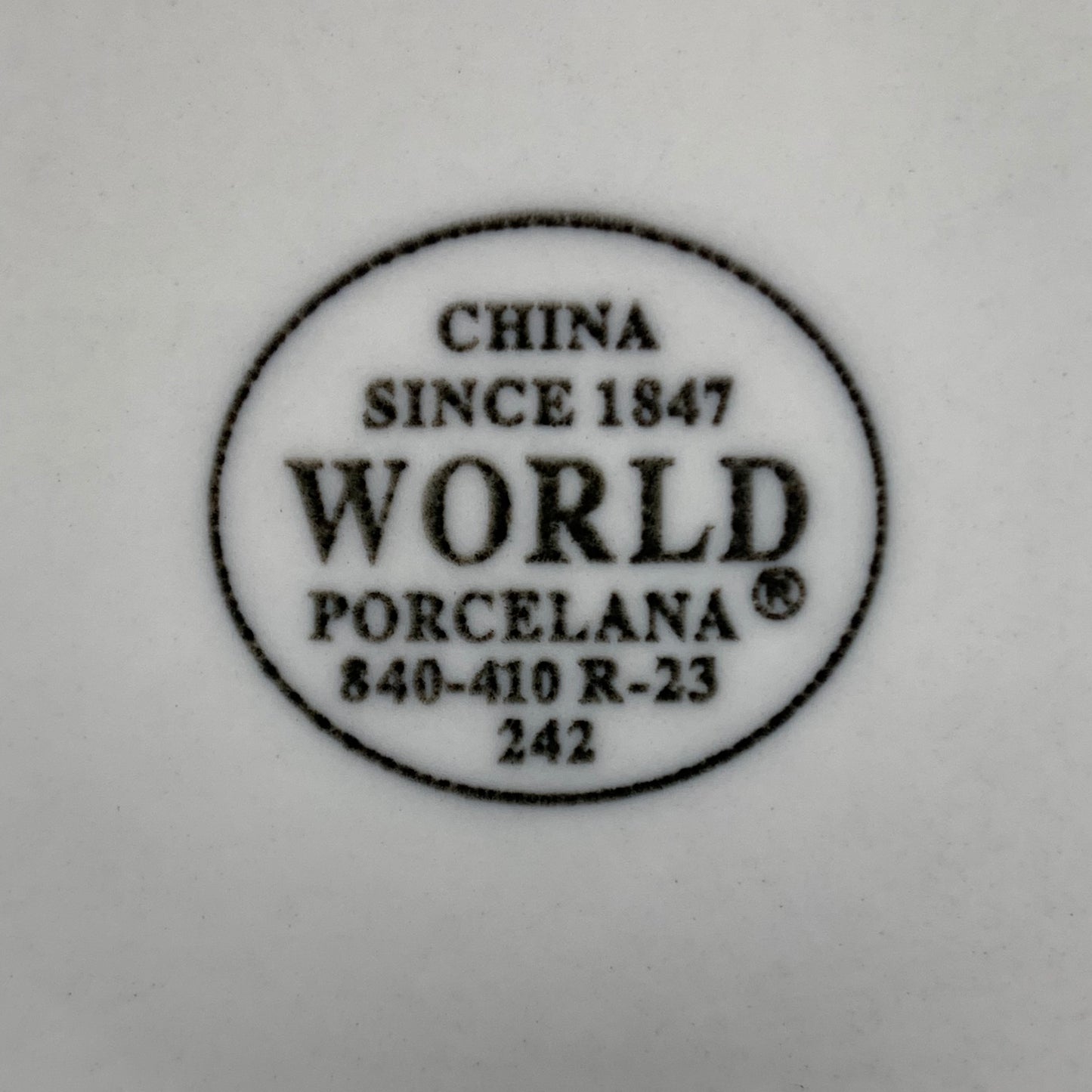 LIBBEY WORLD TABLEWARE 3 Dozen (36) Porcelana Plate 6.25" 840-410R-23 (New)