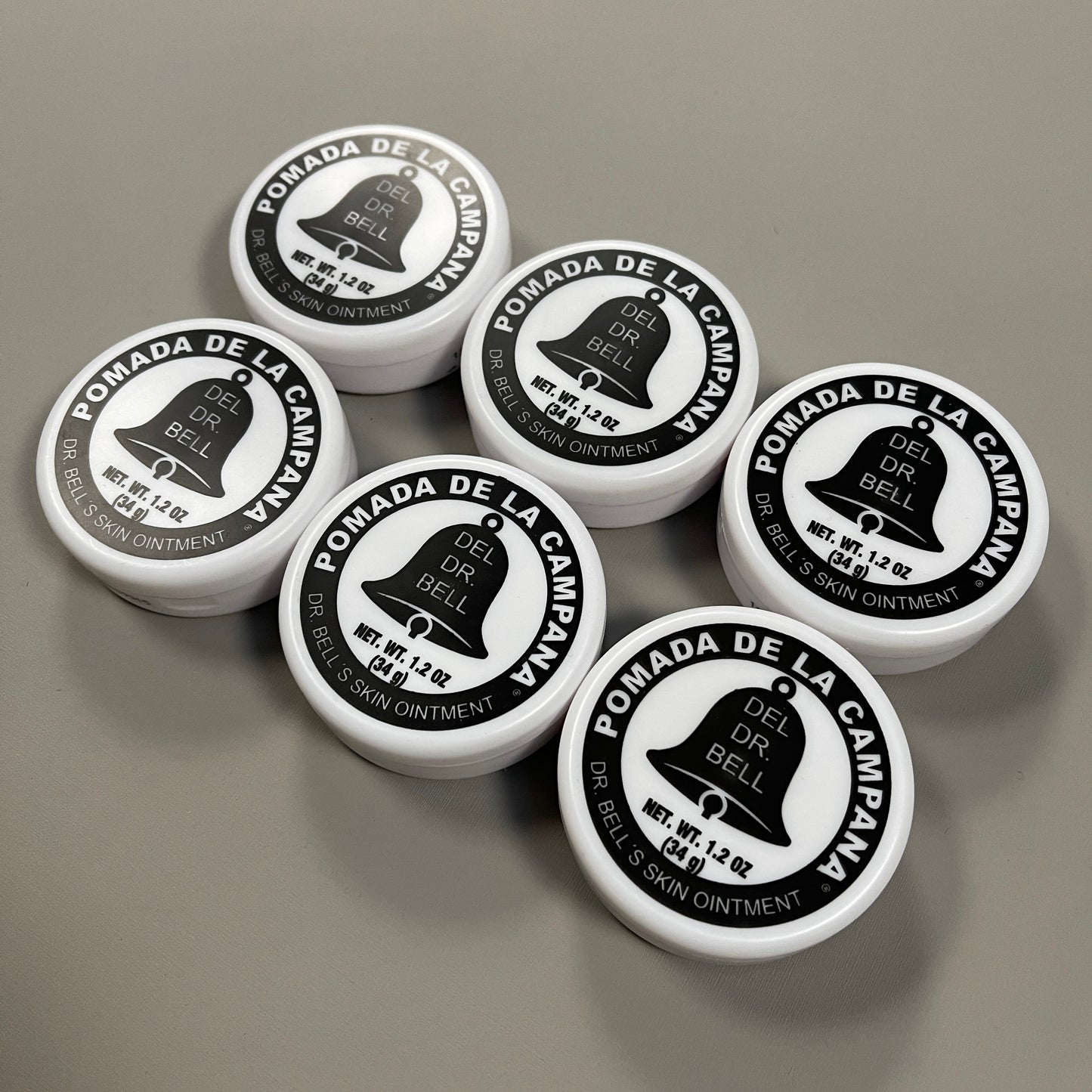 ZA@ DR. BELL’S POMADA DE LA CAMPANA (6-Pack) Skin Ointment Sz 1.2 oz BBD 12/23 (New) C
