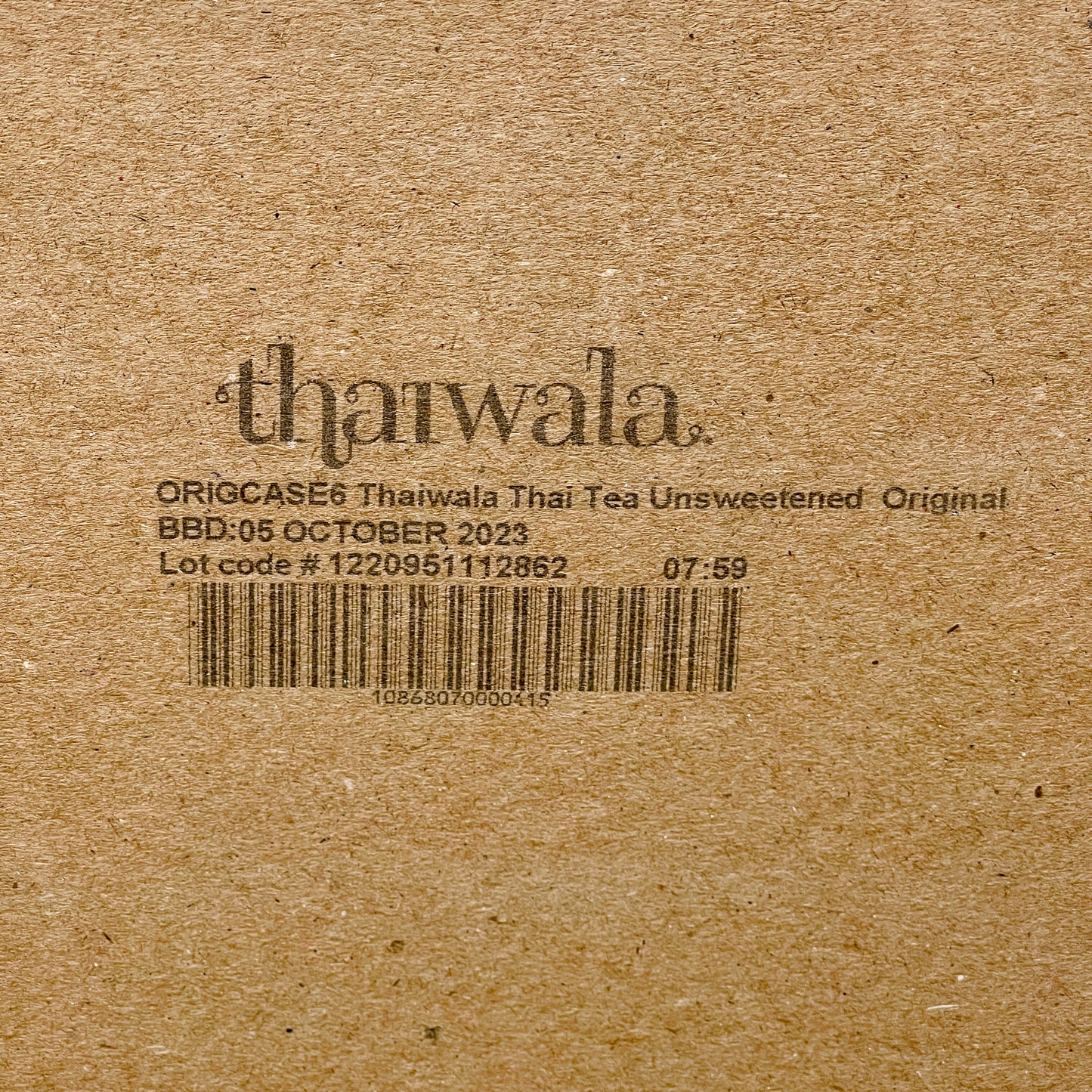 THAIWALA 6 Pack Of All Natural Thai Tea Black Tea Concentrate 32 FL OZ 10/23